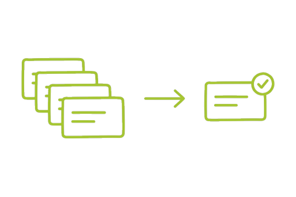 Ilustracao de deduplicacao de registros